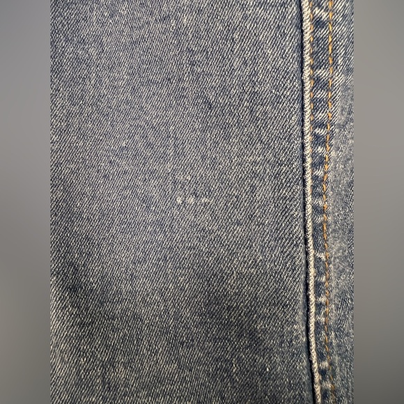 Denim Corset Top Medium Blue Wash Structured Bustier Tank Y2K Trend - Picture 5 of 8